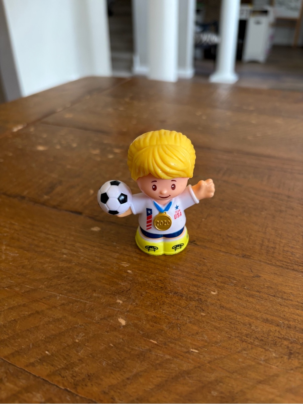 Fisher Price Little People 2020 Olympics Women’s soccer player as is